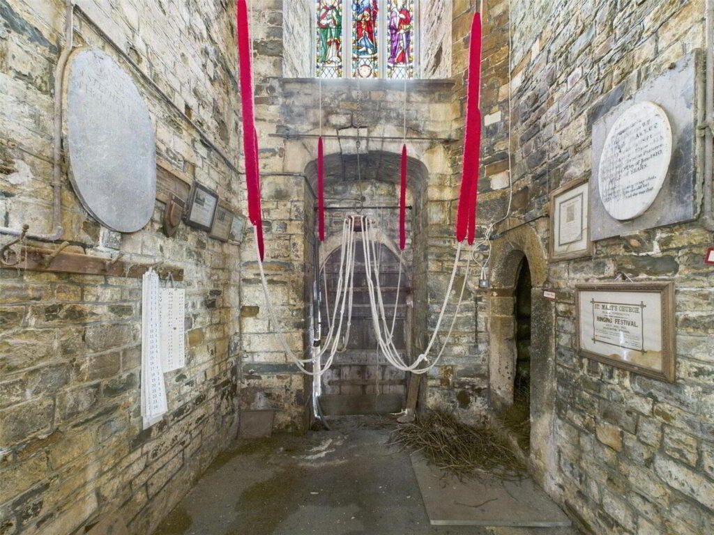A Grade I Listed church in Devon with vaulted ceilings, stained glass and a graveyard is for sale at £50,000 offering unique potential for conversion or business use.