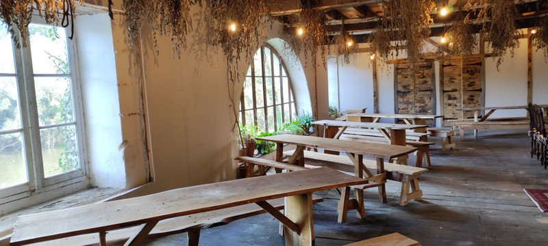 An enchanting private island chateau near Toulouse is for sale for £653,572, featuring 12 rooms, a riverside terrace, a pub, olive grove, and conversion potential.