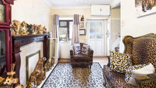 A £250,000 Gloucestershire cottage covered in leopard and tiger print has gone viral - fans call it Kat Slater’s dream home with bold animal decor and glam energy.