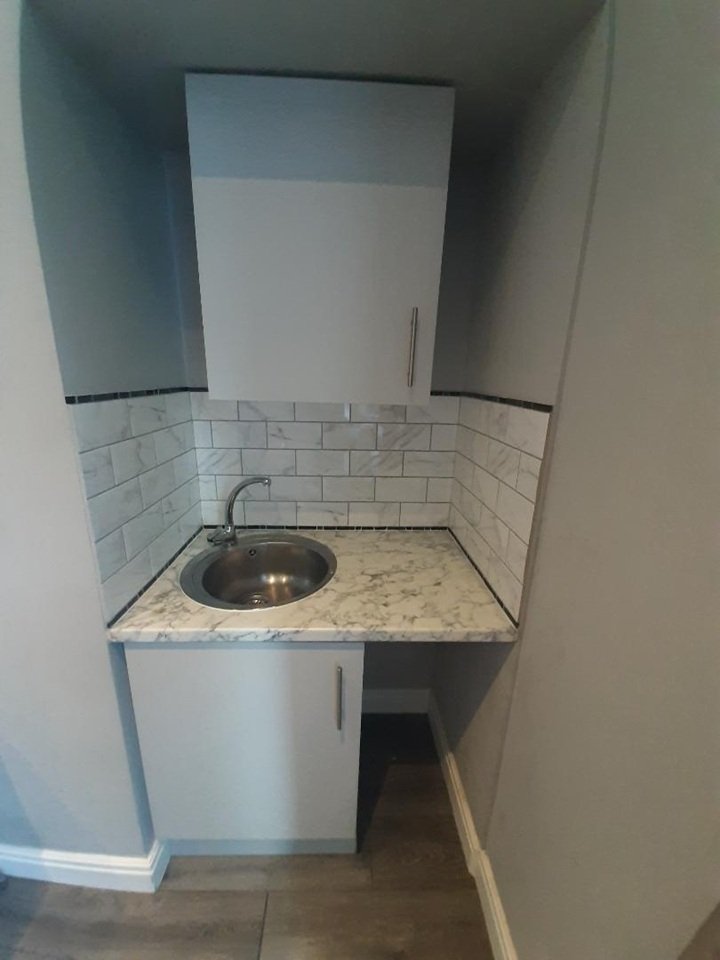 A £1,000-a-month studio in Harlesden, north London, offers a sofa bed instead of a real bed. Recently refurbished, it includes shared kitchen access and a large garden.