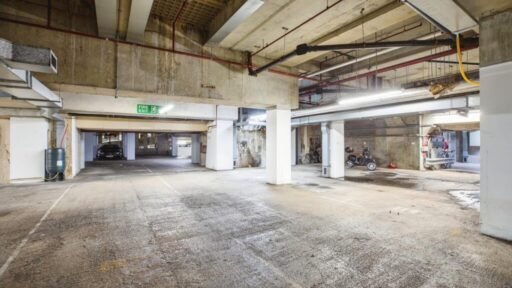 A single parking space in Fulham overlooking the River Thames is on sale for £150,000, with buyers also paying annual service charges and ground rent for security access.