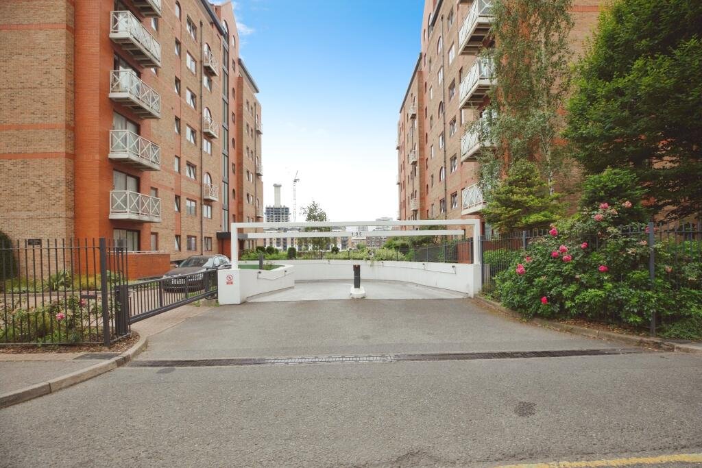 A single parking space in Fulham overlooking the River Thames is on sale for £150,000, with buyers also paying annual service charges and ground rent for security access.