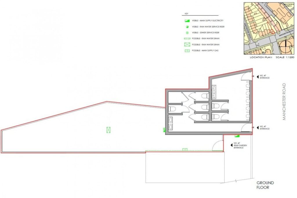 A disused public toilet on the Isle of Dogs near Canary Wharf is on sale for £110,000, offering a rare freehold plot with development potential and a spacious rear garden.