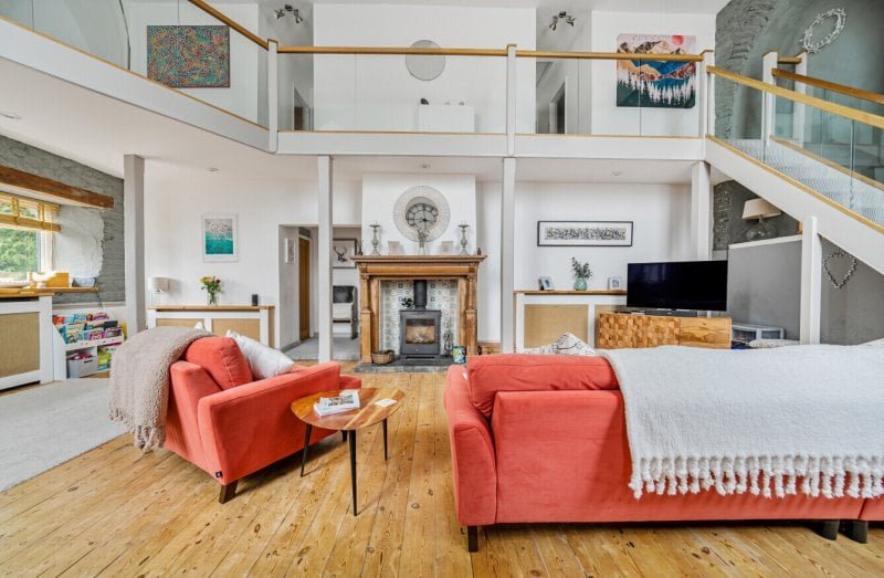 A converted chapel in Bere Alston offers heavenly charm with arched windows, an organ, and a garden called the Vicar’s Rest - listed for £450,000 by Bradleys Estate Agents.
