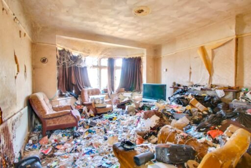 A three-bedroom house in Eastleigh buried under rubbish and cobwebs is on sale for £180,000, offering brave buyers a full renovation project with huge potential.
