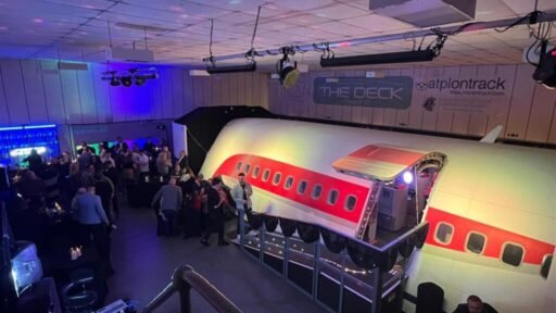 Authentic ex British Airways 747 cockpit simulator for £440000 offers a top deck aviation experience in Manchester with strong bookings big turnover and exciting expansion potential.