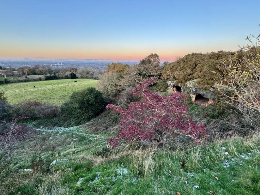A 7.5 acre plot with hidden 500 year old Frodsham Caves is up for auction for 55000 offering a rare chance to own a mysterious underground sandstone cave network.