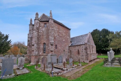 A 13th-century church in Aberdeenshire linked to author Lewis Grassic Gibbon is on sale for £45,000, though its historic Arbuthnott Aisle burial chapel is not included.