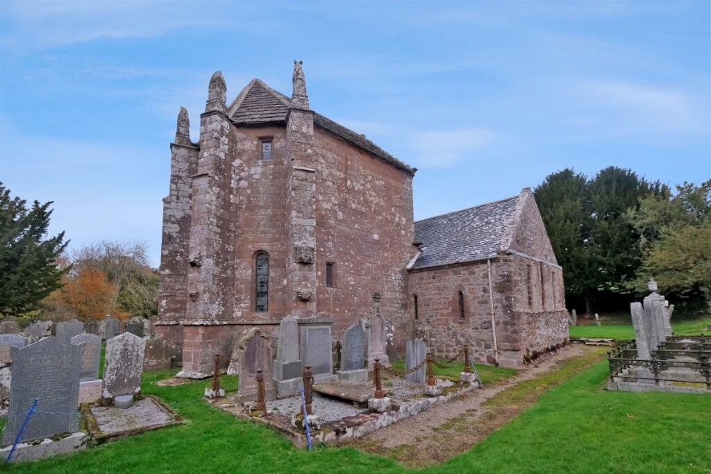 A 13th-century church in Aberdeenshire linked to author Lewis Grassic Gibbon is on sale for £45,000, though its historic Arbuthnott Aisle burial chapel is not included.