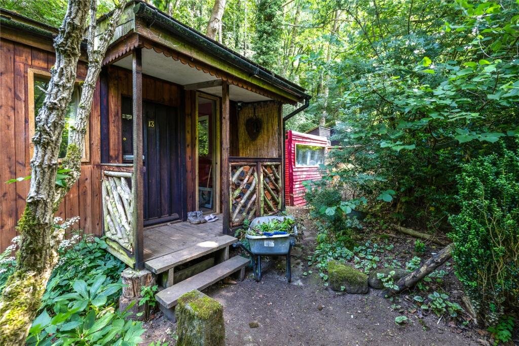 A £125,000 off-grid log cabin in Northumberland offers solar power, 5G internet and woodland views, but the new owner must move out for one week every year at Christmas.A £125,000 off-grid log cabin in Northumberland offers solar power, 5G internet and woodland views, but the new owner must move out for one week every year at Christmas.