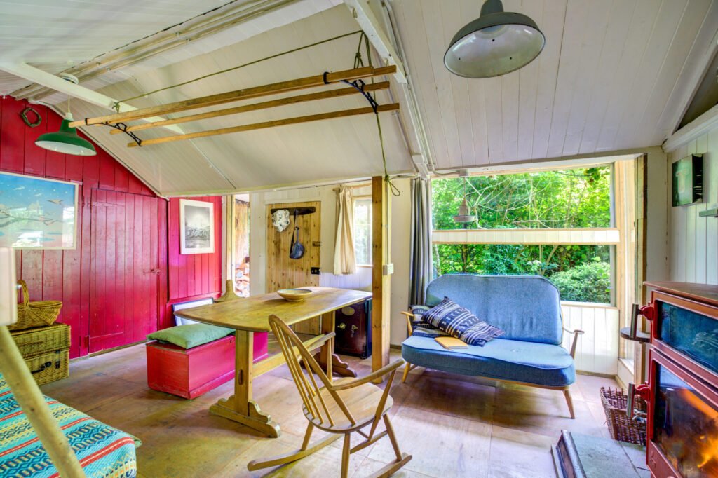 A £125,000 off-grid log cabin in Northumberland offers solar power, 5G internet and woodland views, but the new owner must move out for one week every year at Christmas.