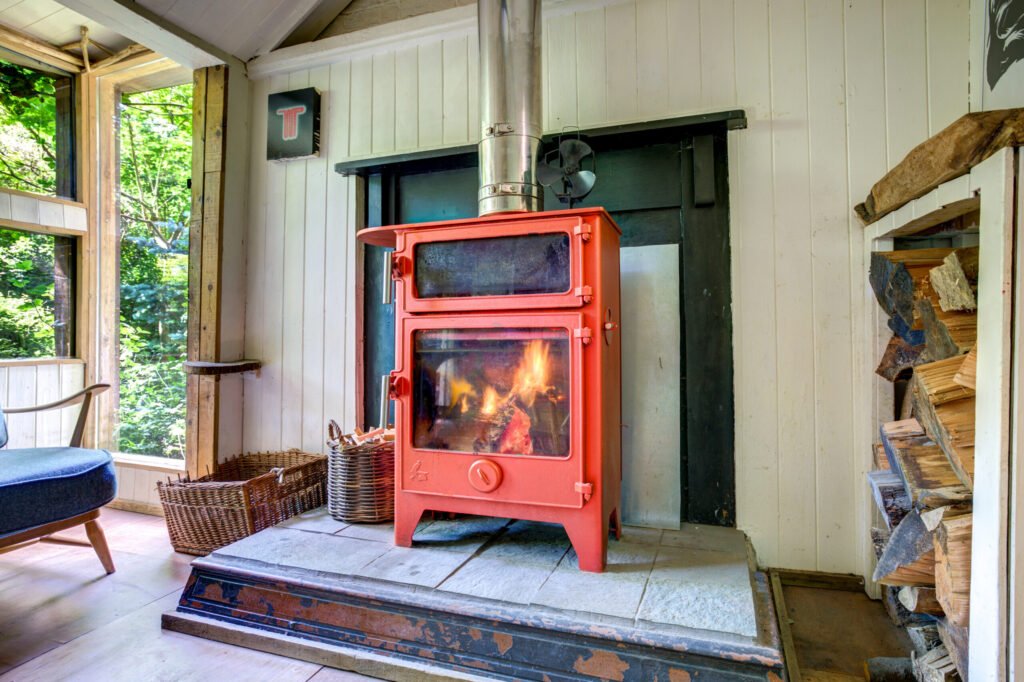 A £125,000 off-grid log cabin in Northumberland offers solar power, 5G internet and woodland views, but the new owner must move out for one week every year at Christmas.