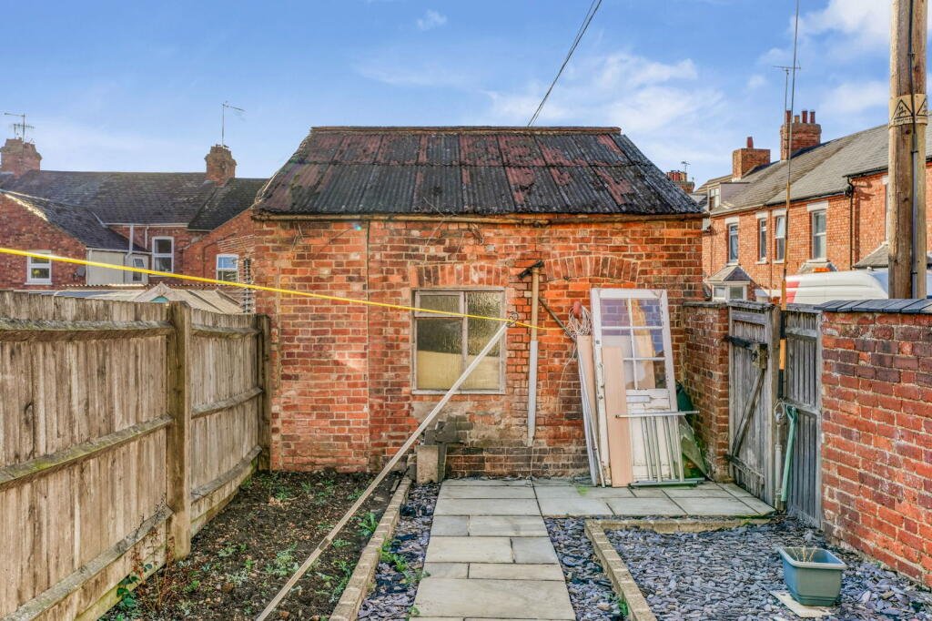 An old slaughterhouse in Daventry is up for sale at £30,000, nearly £100,000 less than its 2011 price, marketed as a unique Airbnb or rental investment opportunity.