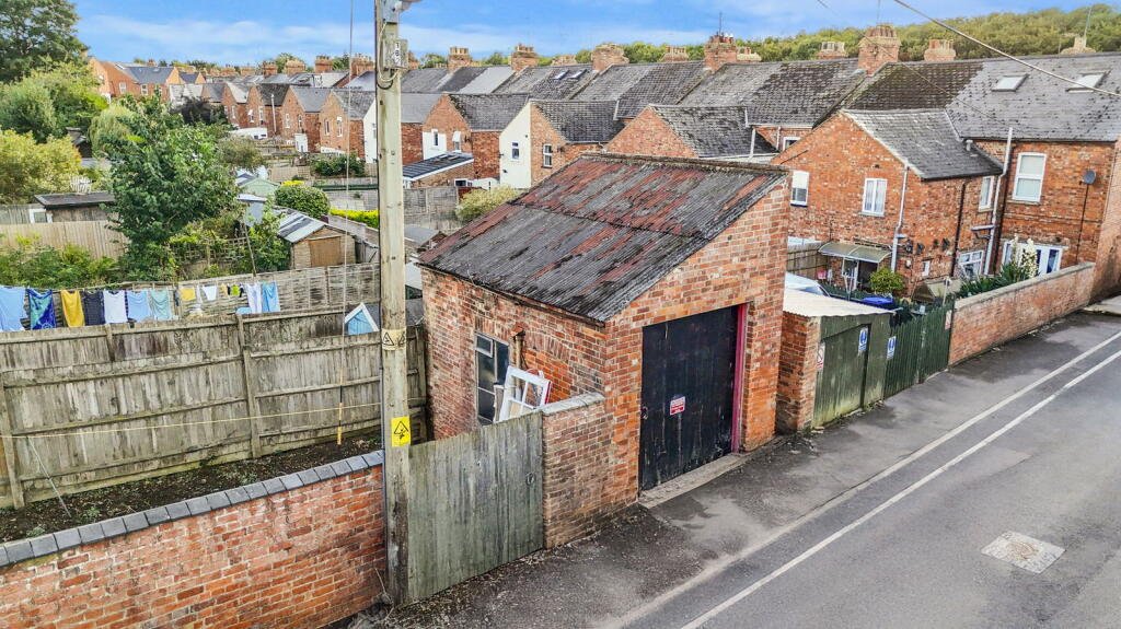 An old slaughterhouse in Daventry is up for sale at £30,000, nearly £100,000 less than its 2011 price, marketed as a unique Airbnb or rental investment opportunity.