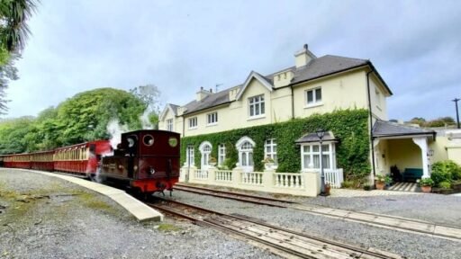 Former Isle of Man steam railway station built in 1874 goes on sale for £750,000, offering four bedrooms, historic charm and steam trains passing just yards away.