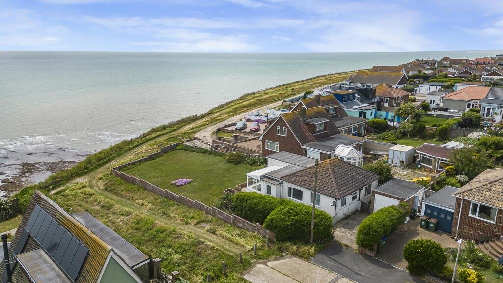 A £445,000 cliff top bungalow in Peacehaven offers stunning sea views and huge renovation potential on a 40 metre plot, despite nearby erosion concerns, making it a rare coastal project.