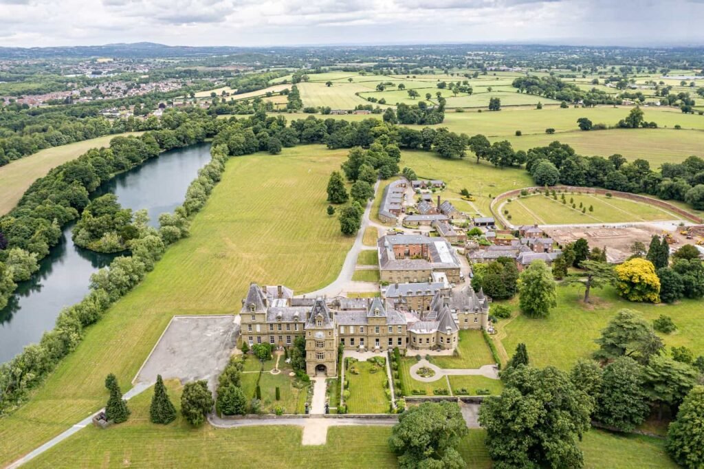 Fairytale Gothic mansion with Capability Brown gardens goes on sale for £700k offering dramatic halls secret rooms private cinema bar and historic charm in Wales.