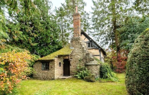 A £350,000 fairytale cottage rebuilt stone by stone in a picturesque village is for sale, offering beams, cosy charm, gardens, a pond and idyllic countryside living in Yarpole.
