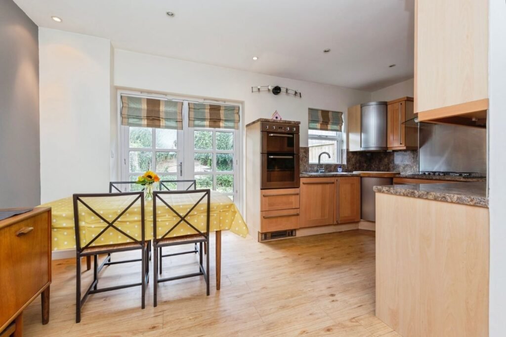 A £230,000 Durham townhouse has gone viral for its bizarre bathroom layout featuring two sinks divided by a glass panel, offering 1,565 sq ft and major fixer upper potential.