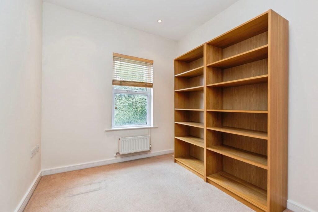 A £230,000 Durham townhouse has gone viral for its bizarre bathroom layout featuring two sinks divided by a glass panel, offering 1,565 sq ft and major fixer upper potential.