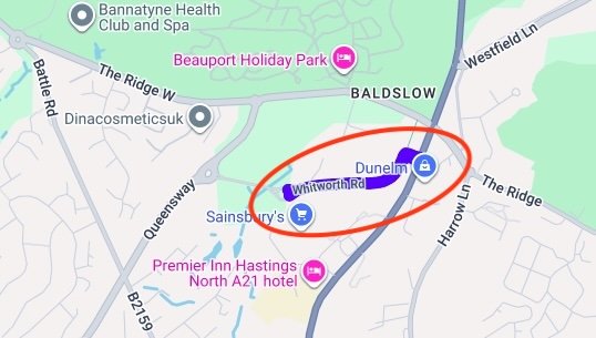 A £5000 strip of land in St Leonards on Sea is up for auction offering just a narrow public footpath through an industrial estate with buyers responsible for maintaining the muddy route.