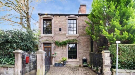 A £240000 period home in Rotherham charms with character and four floors of elegant features but shocks buyers with a mysterious strapped chair hidden in its basement sparking curiosity.