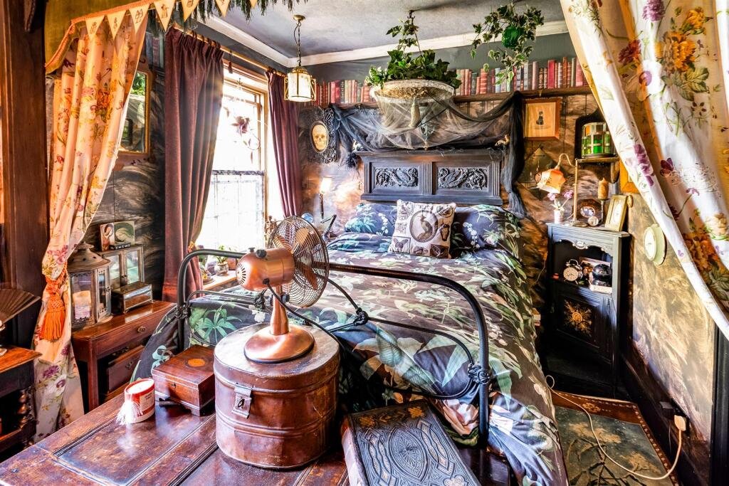 A £240000 period home in Rotherham charms with character and four floors of elegant features but shocks buyers with a mysterious strapped chair hidden in its basement sparking curiosity.