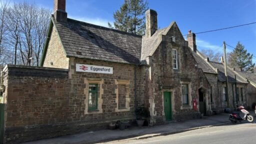 Former station master’s house with trains still stopping outside is for sale at £395,000, offering a four bed home with annexe and a front row seat to rail life.