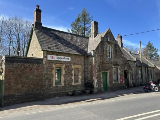 Former station master’s house with trains still stopping outside is for sale at £395,000, offering a four bed home with annexe and a front row seat to rail life.