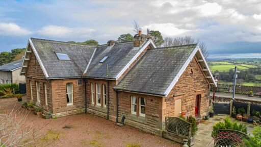 Victorian railway station turned luxury four bed home goes on sale for under £400k, boasting period features, Eden Valley views and trains still passing by