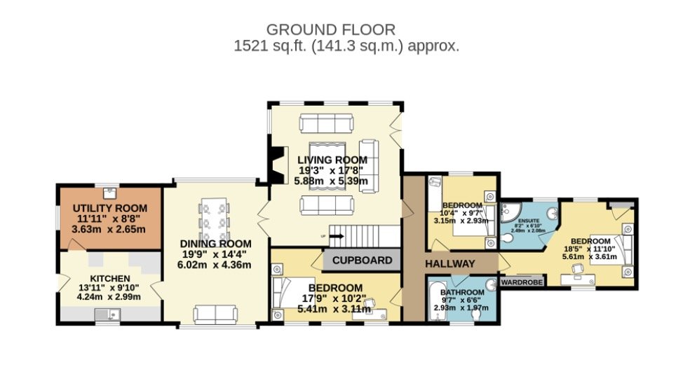 Victorian railway station turned luxury four bed home goes on sale for under £400k, boasting period features, Eden Valley views and trains still passing by