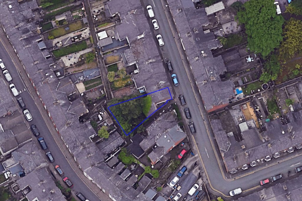 A rubbish-filled three-bed house with collapsed ceilings and unsafe floors has hit the market for £125,000, but buyers must bid blind as council rules ban entry