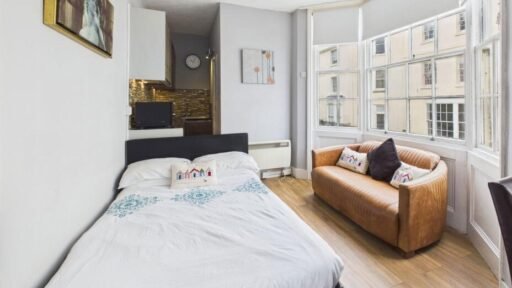Tiny 15 square metre studio with direct sea views in trendy Brighton hits the market for £130,000, offering beachside living where every inch counts for buyers.