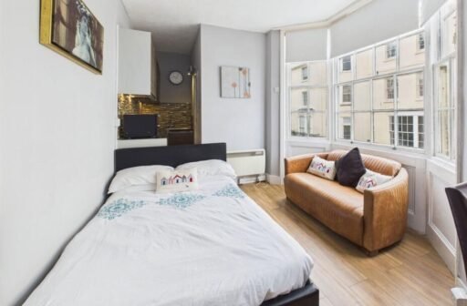 Tiny 15 square metre studio with direct sea views in trendy Brighton hits the market for £130,000, offering beachside living where every inch counts for buyers.