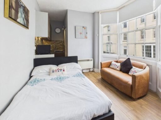 Tiny 15 square metre studio with direct sea views in trendy Brighton hits the market for £130,000, offering beachside living where every inch counts for buyers.