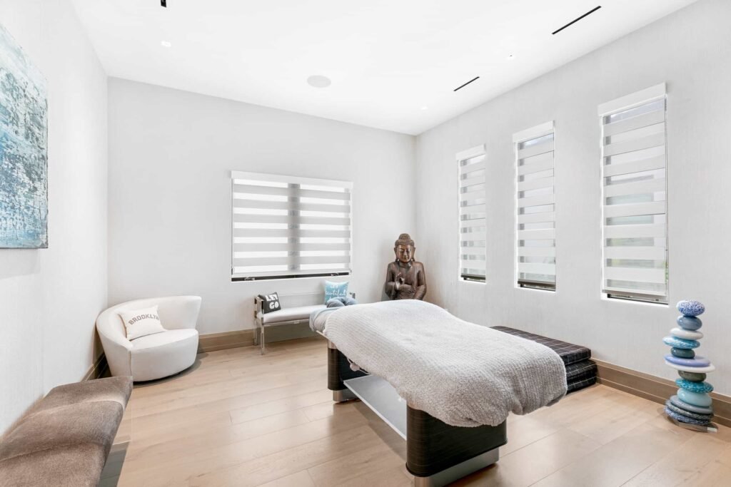 Villa Sereno in Stone Creek Ranch, Delray Beach, lists for £40m, boasting 11,000 sq ft of luxury, a Louis Vuitton themed wardrobe and five acres of grounds.