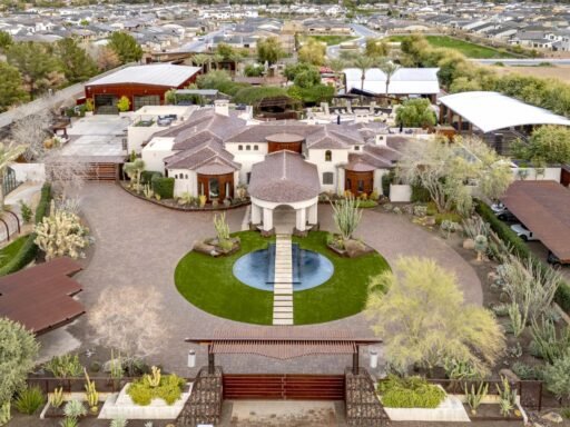 £15m Arizona mega bungalow in Gilbert boasts go kart track, underground shooting range, luxury man cave, spa, cinema and exotic enclosures across 24,000 sq ft estate