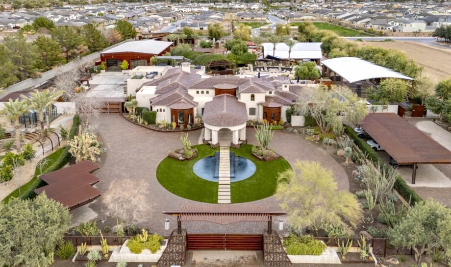 £15m Arizona mega bungalow in Gilbert boasts go kart track, underground shooting range, luxury man cave, spa, cinema and exotic enclosures across 24,000 sq ft estate