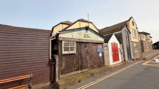 A one room wooden beach hut in Teignmouth is on sale for £175,000, offering freehold status, estuary views and a historic past as a former harbour pilots base