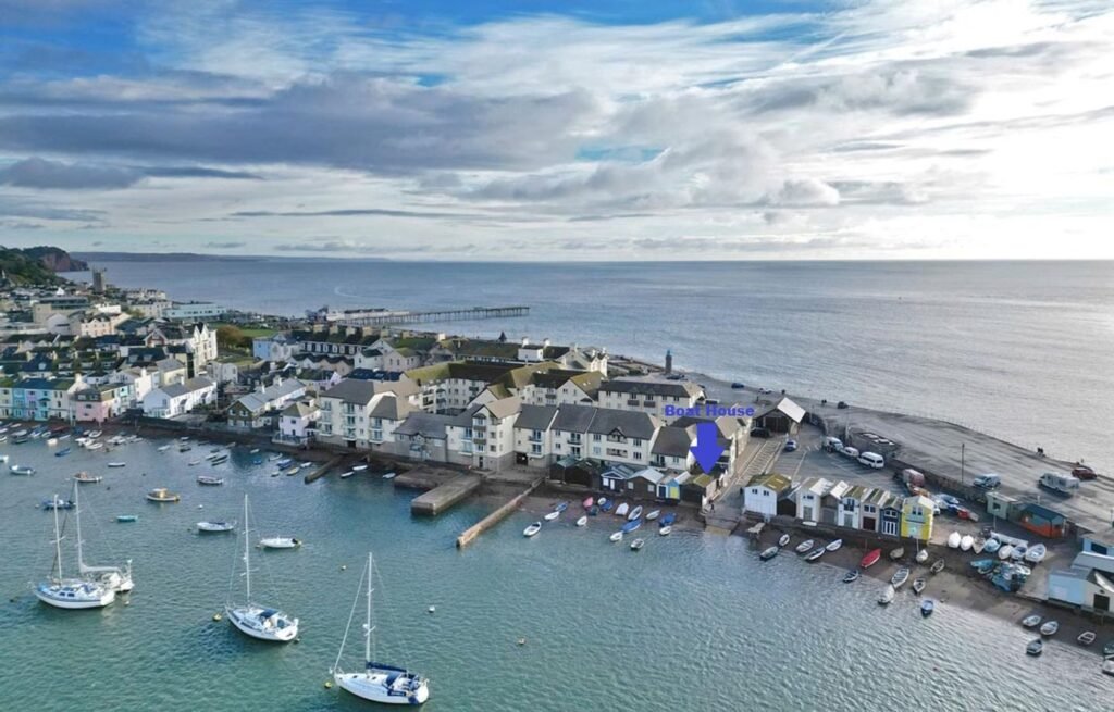 A one room wooden beach hut in Teignmouth is on sale for £175,000, offering freehold status, estuary views and a historic past as a former harbour pilots base