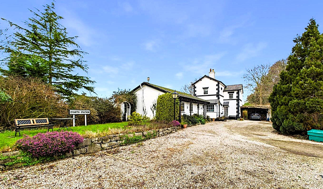 A former 19th-century railway station linked to a secret royal romance has been transformed into a six-bed country home and is now on the market for £820,000.
