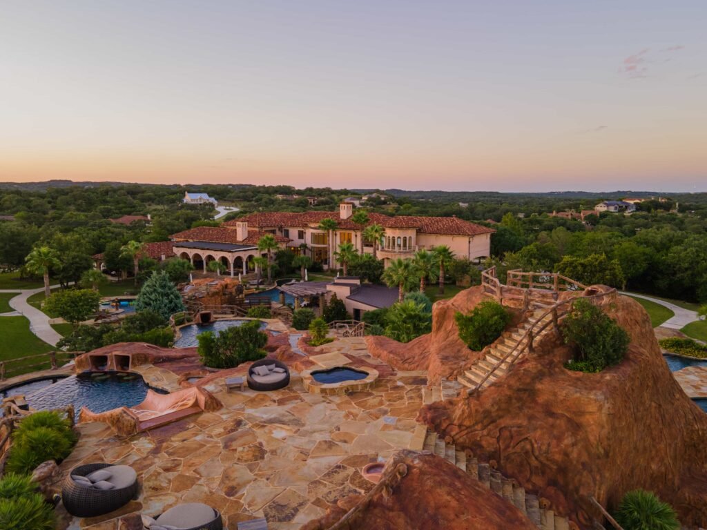 NBA legend Tony Parker’s 53 acre Texas mansion with a private water park and Spurs court, once used by Kai Cenat, is back on sale for $11m.