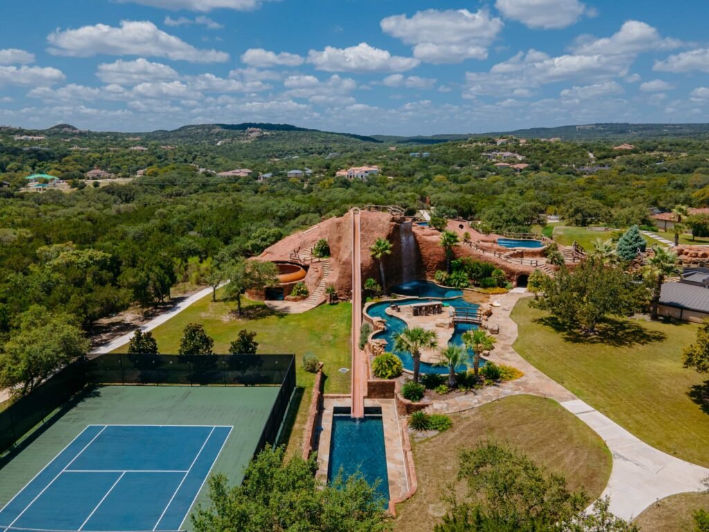 NBA legend Tony Parker’s 53 acre Texas mansion with a private water park and Spurs court, once used by Kai Cenat, is back on sale for $11m.