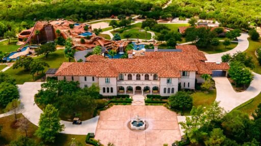 NBA legend Tony Parker’s 53 acre Texas mansion with a private water park and Spurs court, once used by Kai Cenat, is back on sale for $11m.