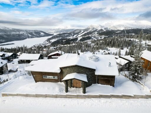 A stunning five-bed ski lodge once owned by football legend Zlatan Ibrahimovic is on sale for £2.45m, boasting panoramic mountain views, a sauna, spa and luxury features.
