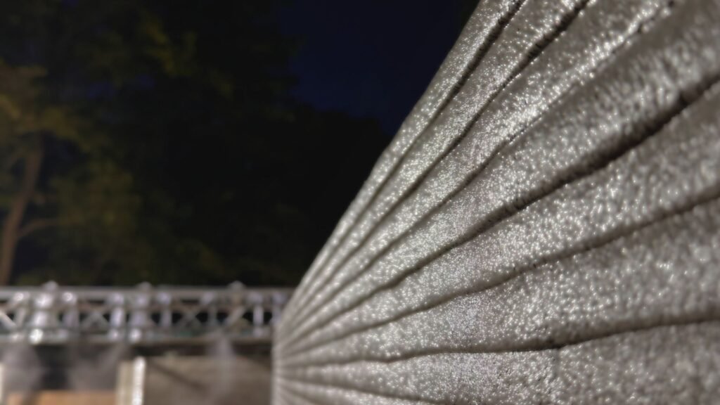 A 3D printer has created the first affordable neighbourhood in California, with bulletproof concrete homes from 4DIFY hitting the market at £280,000.