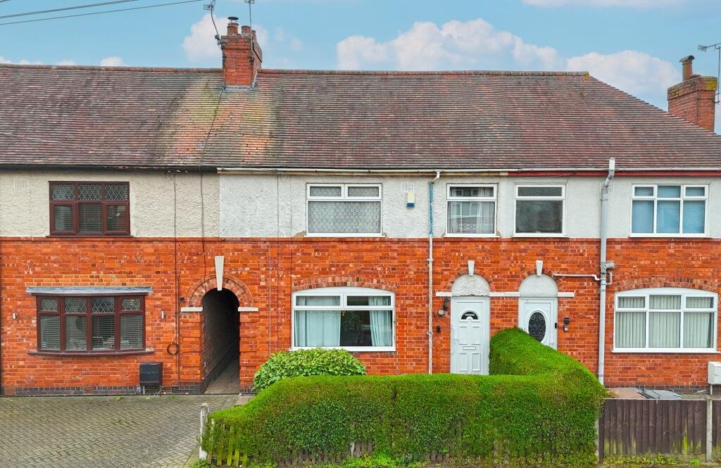 A £125,000 Nuneaton terrace with Egyptian murals, religious icons, and Jedward posters has left buyers baffled, but agents say it offers strong renovation potential.