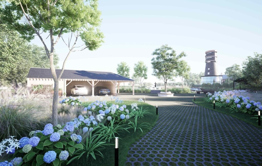 A historic 69ft windmill in Guernsey, once a WWII lookout, is for sale with plans to convert it into a striking four-bedroom home with observation deck and quarry views.