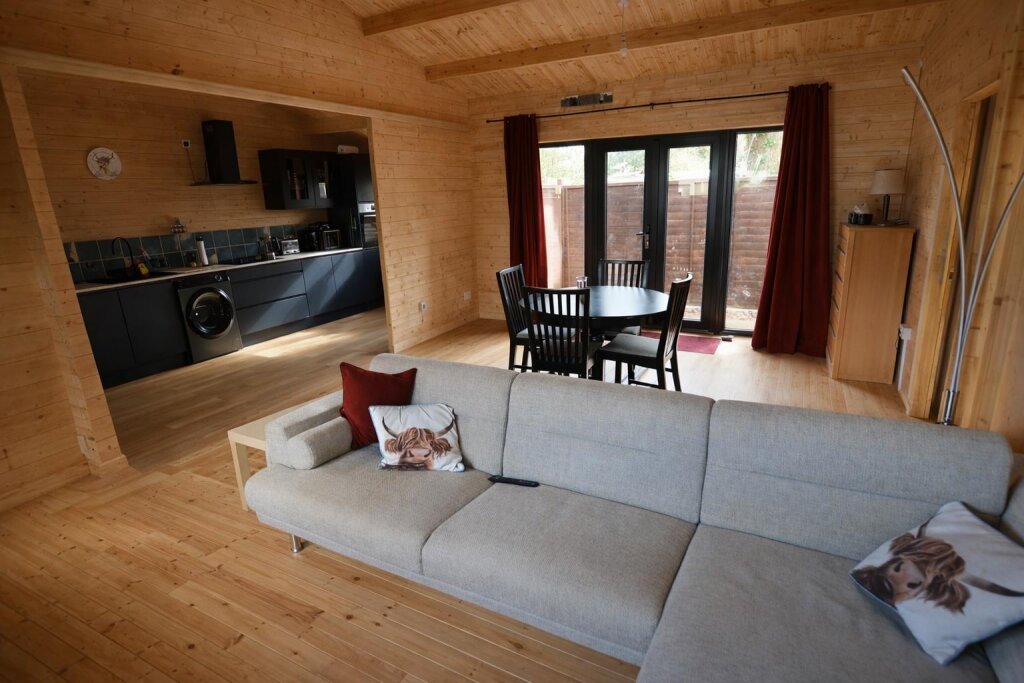 A fully refurbished two-bedroom chalet in the UK’s naturist village is for sale at £200,000, but buyers must embrace life fully clothed-free to call it home.