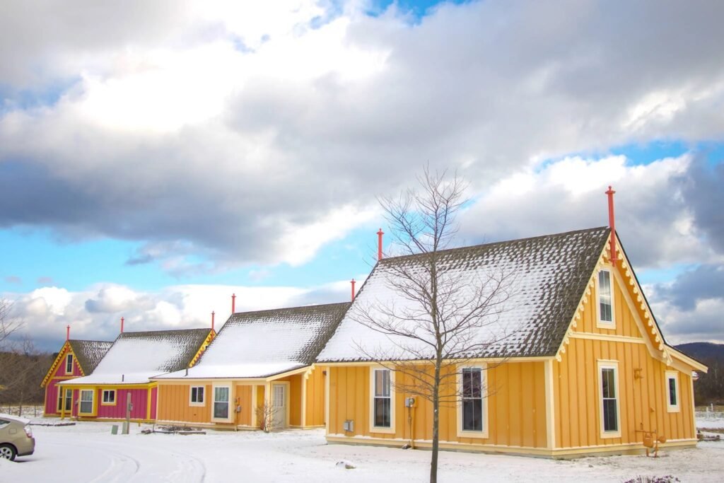 Storybook-style cottages inspired by a children's book are available to rent from £1,300 a month across three charming fairytale villages in upstate New York.